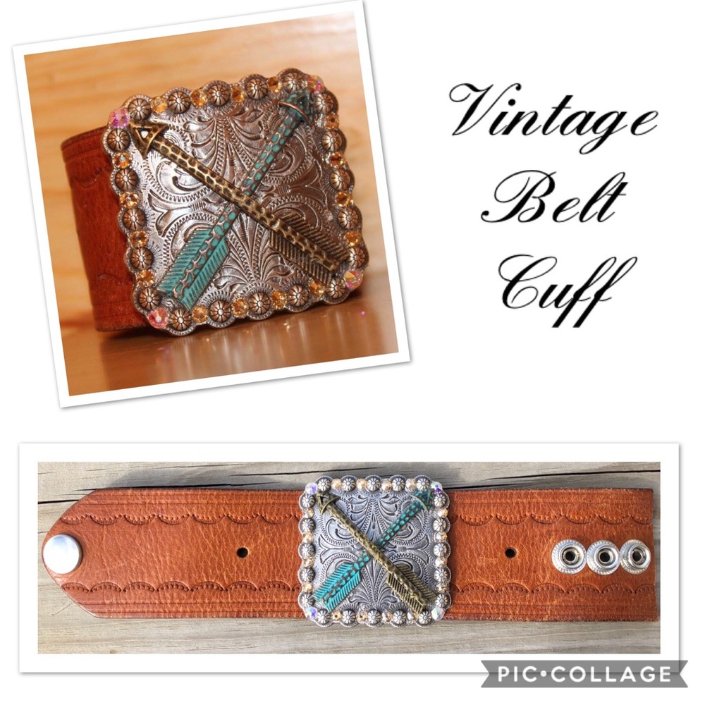 Vintage belt cuff
